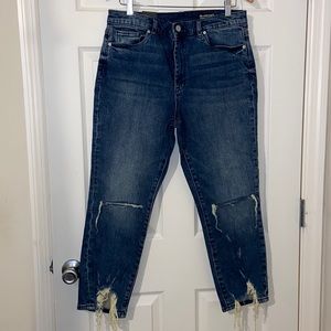 Blank NYC The Madison Crop High-Rise Jeans size 31